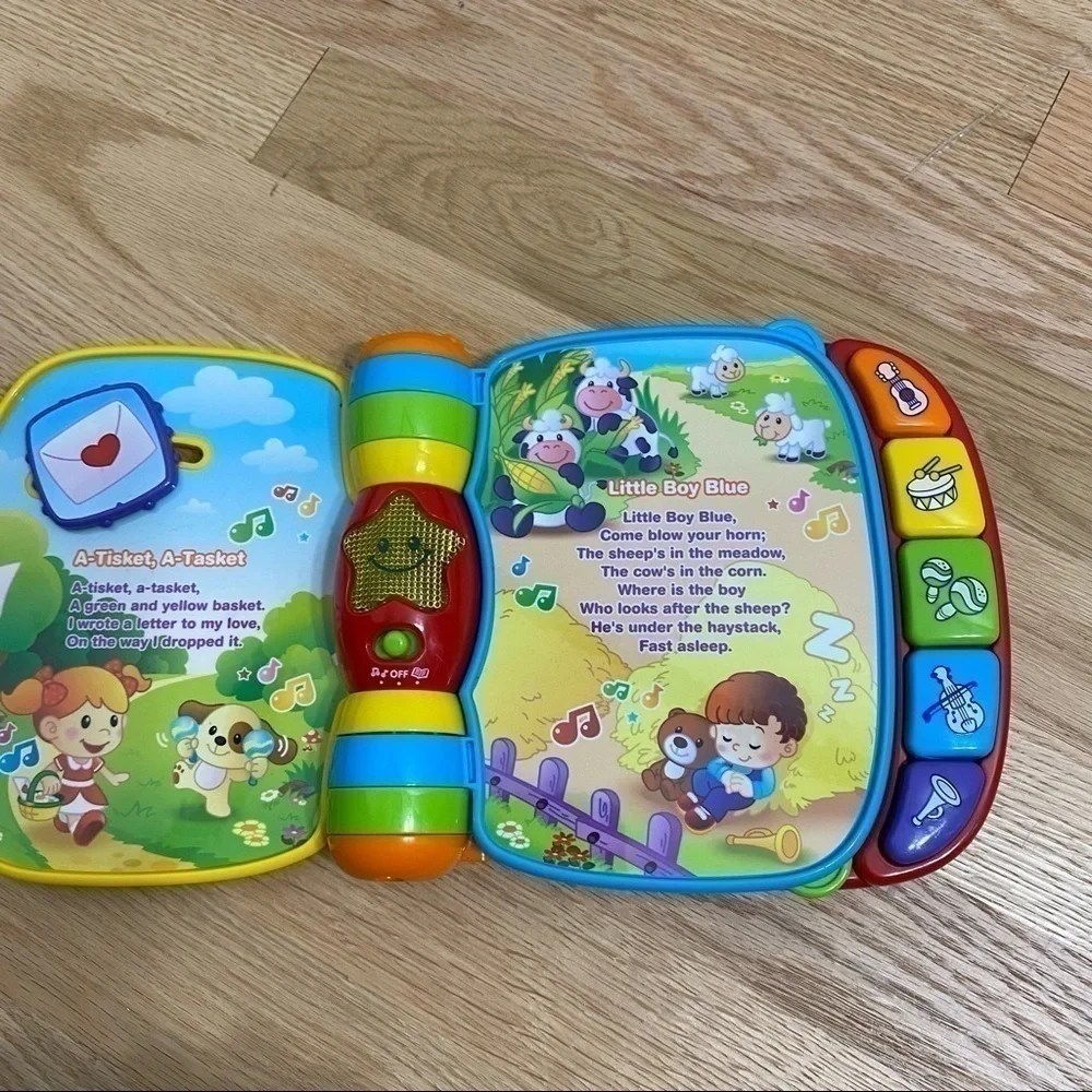 Vtech Musical Rhymes Book Kids Toys Colors Music